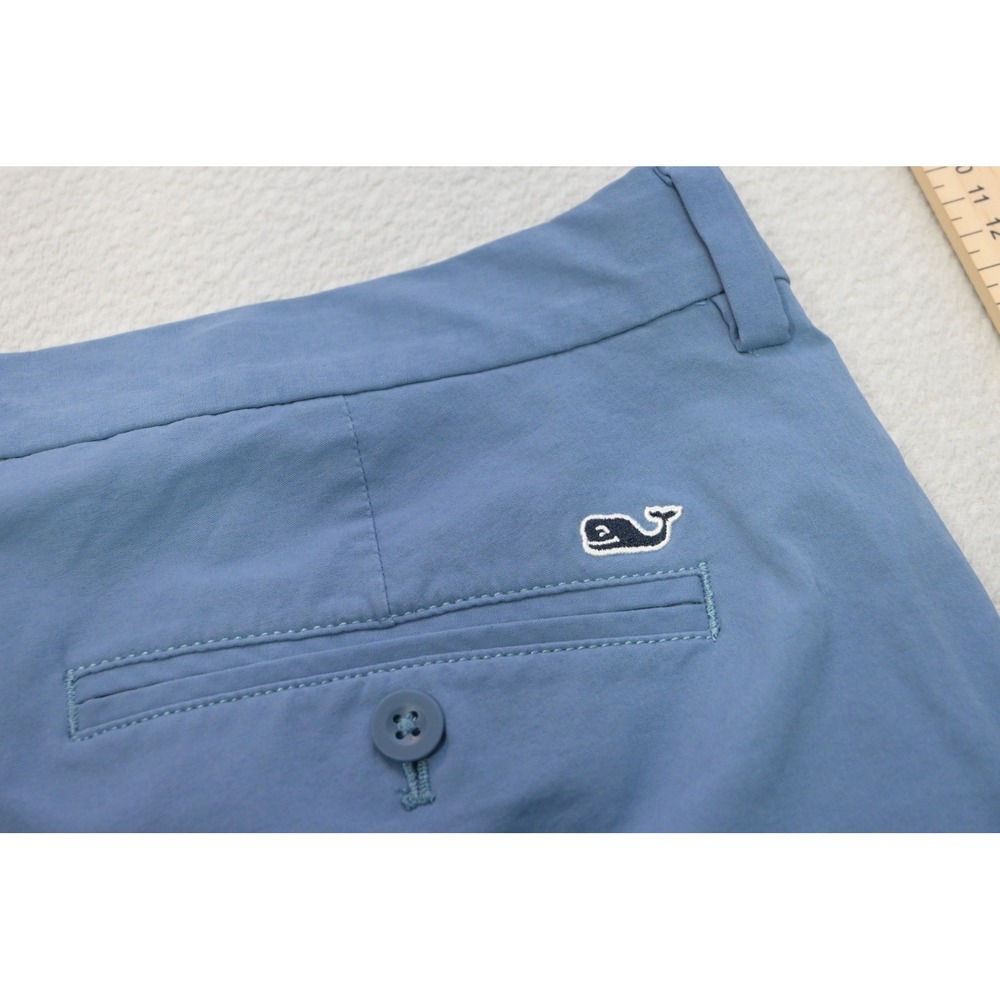 Vineyard Vines Performance Golf Shorts Mens 38 Blue Stretch Athletic Excellent